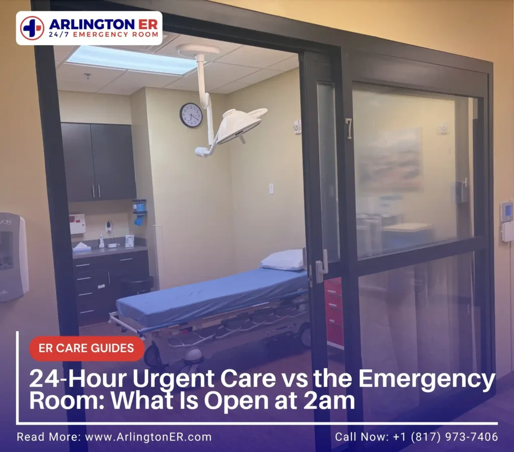 24-Hour Urgent Care vs the Emergency Room What Is Open at 2am